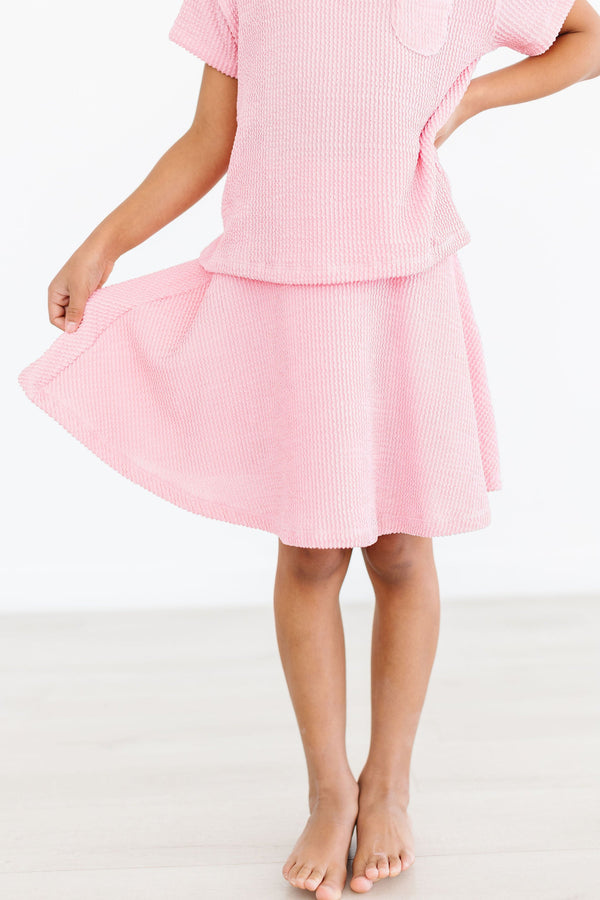 bubblegum-pink-scrunchy-twirl-skort Mila Rose - Sophia's StyleScrunchy Twirl Skort-1